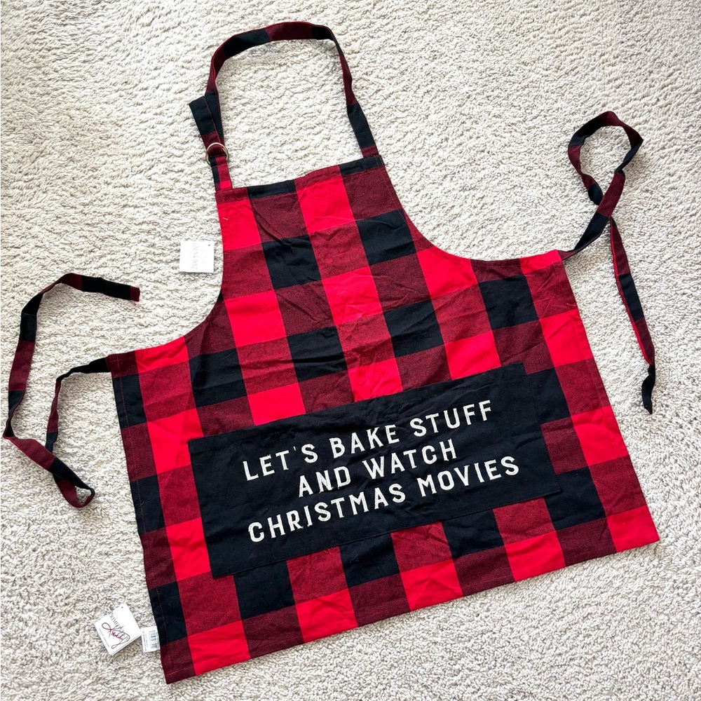 Primitives by Kathy Apron - Let's Bake Stuff and Watch Christmas Movies Plaid